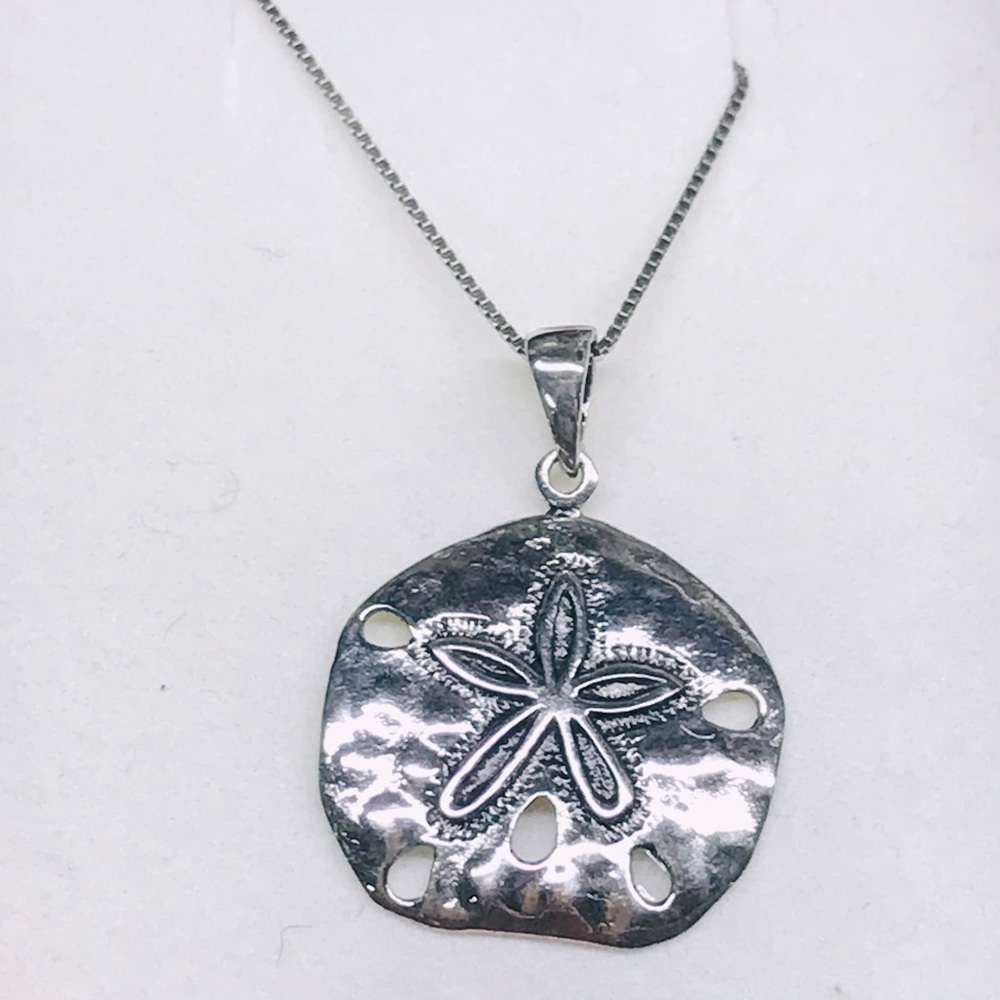 Sterling Sand dollar necklace